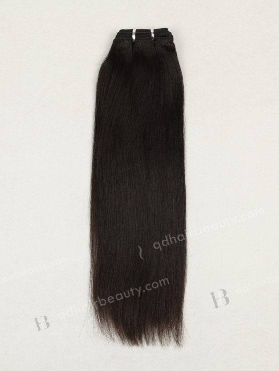 In Stock Chinese Virgin Hair 16" Light Yaki Natural Color Machine Weft SM-736